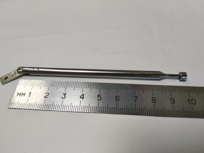 Антена металева телескопічна монтажна №100