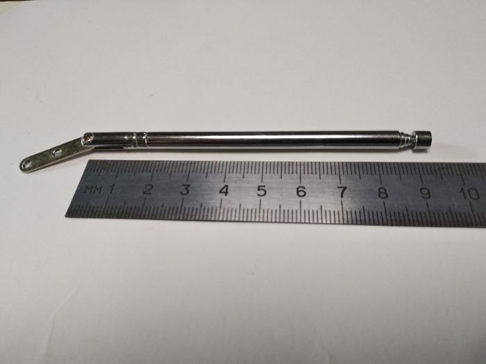 Антена металева телескопічна монтажна №1005