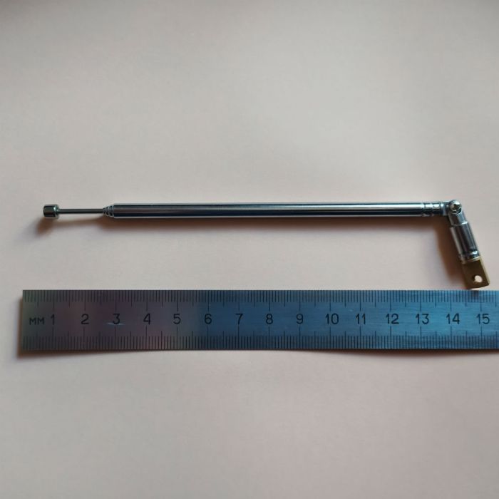 Антена металева телескопічна монтажна №1010