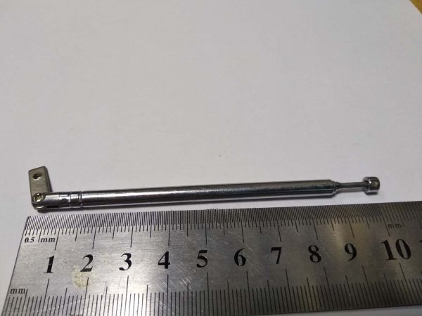 Антена металева телескопічна монтажна №1017