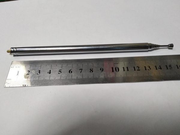 Антена металева телескопічна монтажна №30-1100