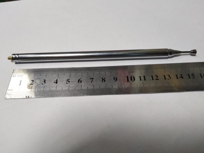 Антена металева телескопічна монтажна №30-1100