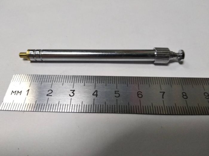 Антена металева телескопічна монтажна №55