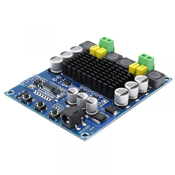 Аудио усилитель класса D стерео 2*50Вт TPA3116D2 Bluetooth с предварительным усилителем на NE5532