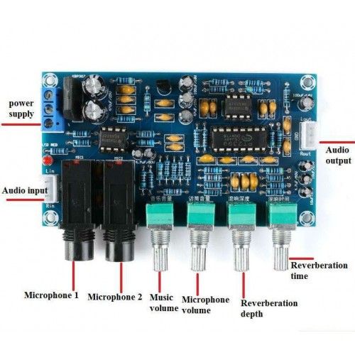 МОДУЛЬ МІКРОФОННОГО ПІДСИЛЮВАЧА XH-M173 PT2399