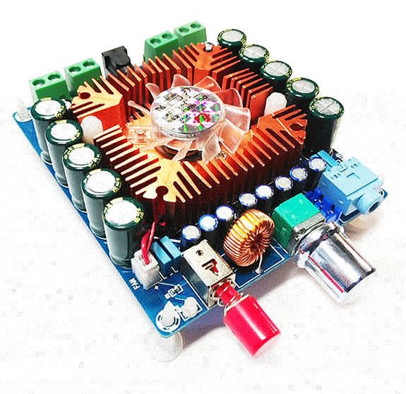 Аудіо підсилювач потужності 4-канальний на TDA7850 4*50Вт