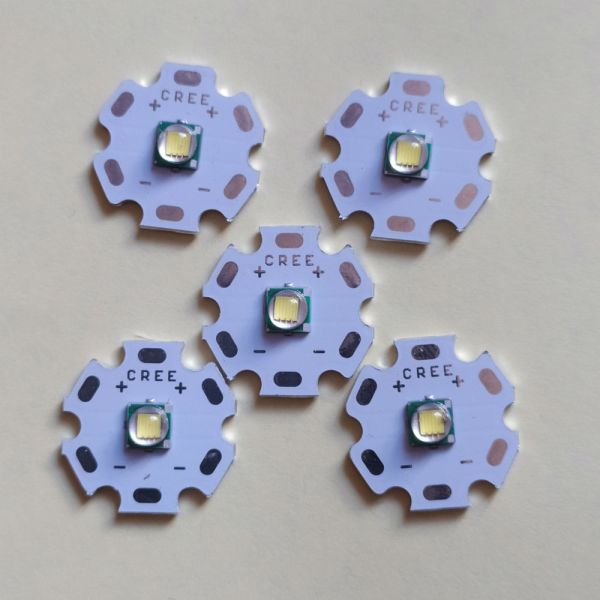 СВІТОДІОД CREE XML-T6 10ВТ 10000К ПЛАТА 20ММ