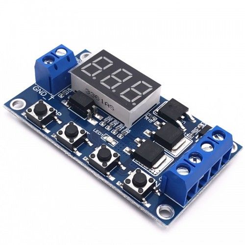 Програмований циклічний таймер часу з mosfet 0.1-999хв, 5-30В XY-J04, HCW-M135