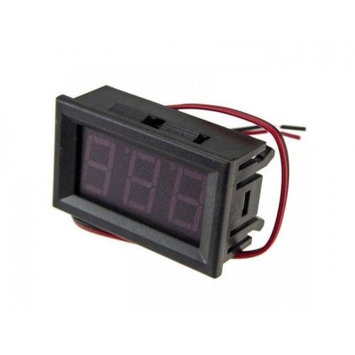 Вольтметр цифровой 5-120V встроенный (два провода) зеленый DSN-DVM-568HV_с LED-индикатором 0.56 дюйма