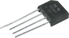 RS 207 (2A,1000В) корп.RS-2 діодний міст YANGJIE