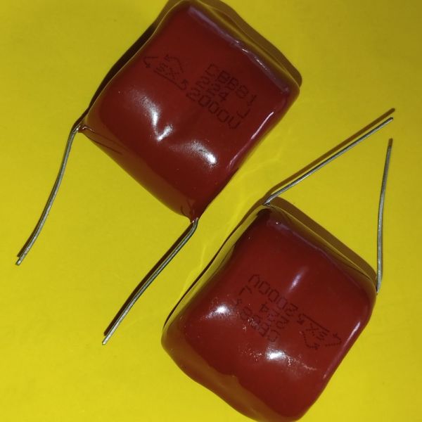 0,22мкф 2000в 10% (29*25*36) p=28mm CBB-81 плівковий конденсатор