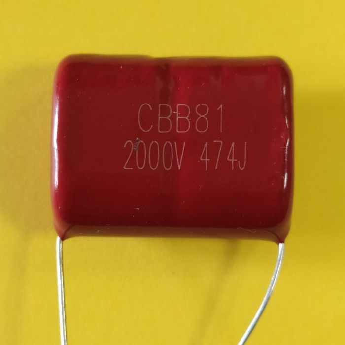 0,47мкф 2000в 10% (34*26*15) p=31mm CBB-81 пленочный конденсатор