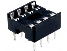 DS1009-08 (SCS-08) DIP крок 2.54мм вузька панелька 8 контактів CONNFLY