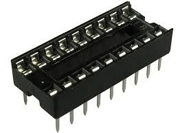 DS1009-18 (SCS-18) DIP крок 2.54мм вузька панелька 18 контактів CONNFLY