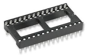 DS1009-28 (SCL-28) DIP крок 2.54мм широка панелька 28 контактів CONNFLY