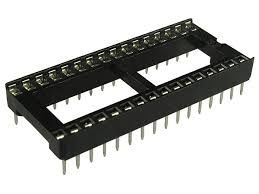 DS1009-32 (SCL-32) DIP крок 2.54мм широка панелька 32 контакти CONNFLY