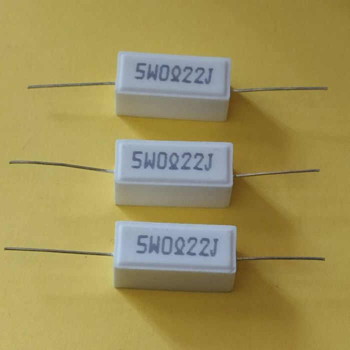 CRL-5W 0,22ом 5% цементный резистор AXIAL вывода