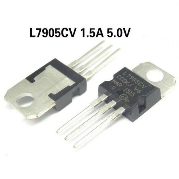 L7905 (-5V, 1,2A) TO-220 стабілізатор напруги