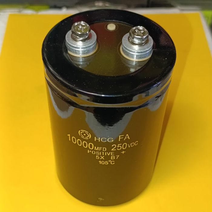 10000мкф 250в 105°C електроліт болтові HCG FA 75*120
