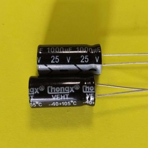 1000mkf 25V 105°C 10*20MM електроліт CHONGX VEHT