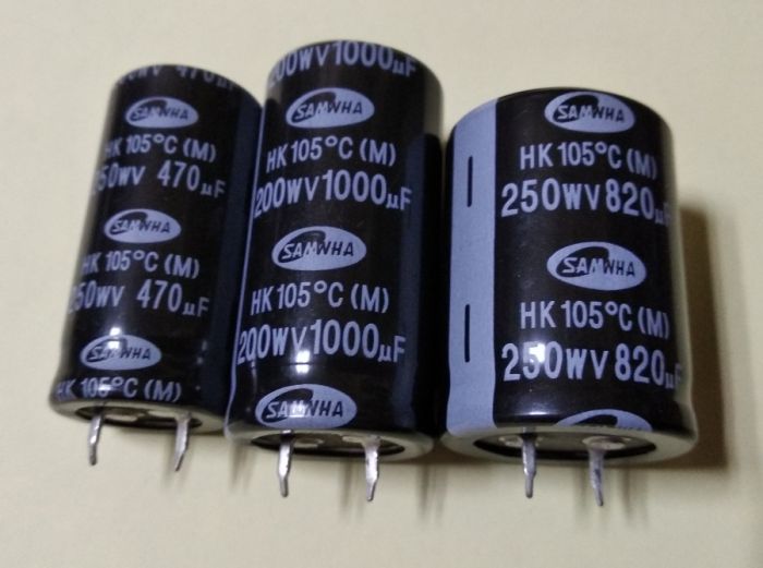 1000mkf 160v (105°C) Електроліт <HK> 25*40 SAMWHA