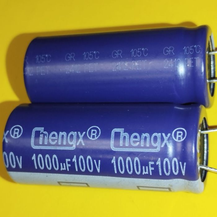 1000mkf 100V 105°C электролит GR 18*40 ChengX