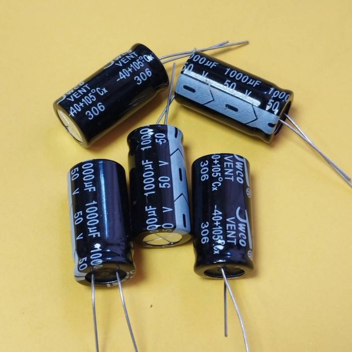 1000mkF 50V 105°C електроліт jwco went 13*25мм