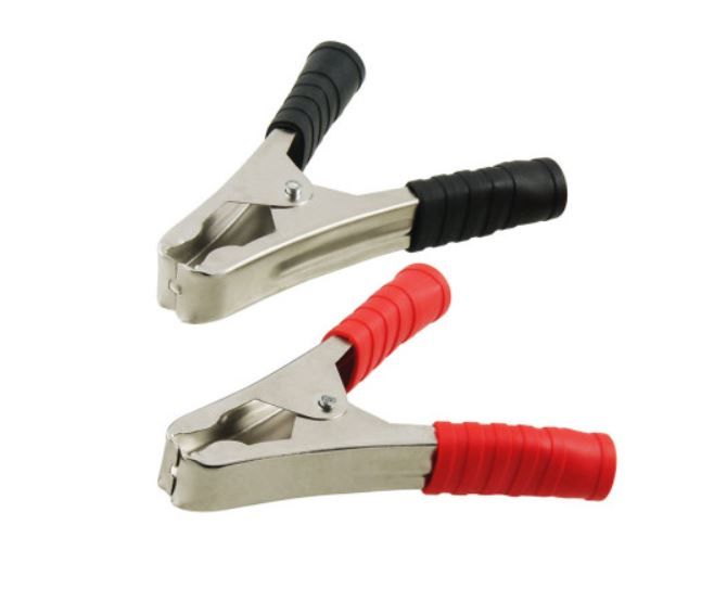 Крокодил акумуляторний 100А довжина 105мм, чорний