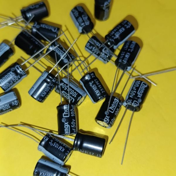100мкф 50в 105°C 8*12мм електролітичний конденсатор chengx KM