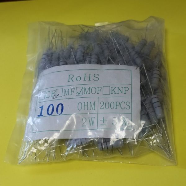 100ом MOF-2W 5% металооксидний резистор