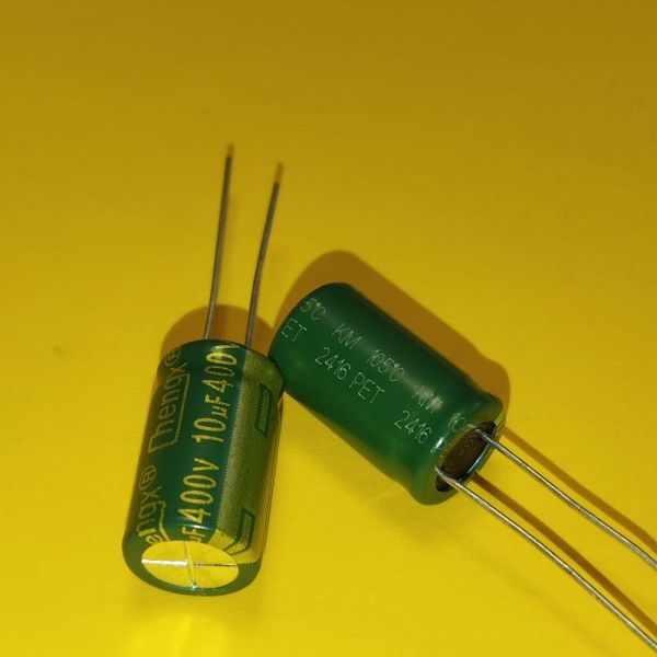 10mkF 400V 105°C 10*17мм конденсатор электролитический  Сhengx