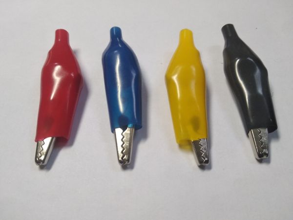 ЗАЖИМ ТИПУ "КРОКОДИЛ" 50ММ (VK11160) ЖОВТИЙ