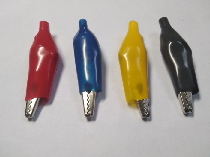 ЗАЖИМ ТИПУ "КРОКОДИЛ" 50ММ (VK11160) ЖОВТИЙ