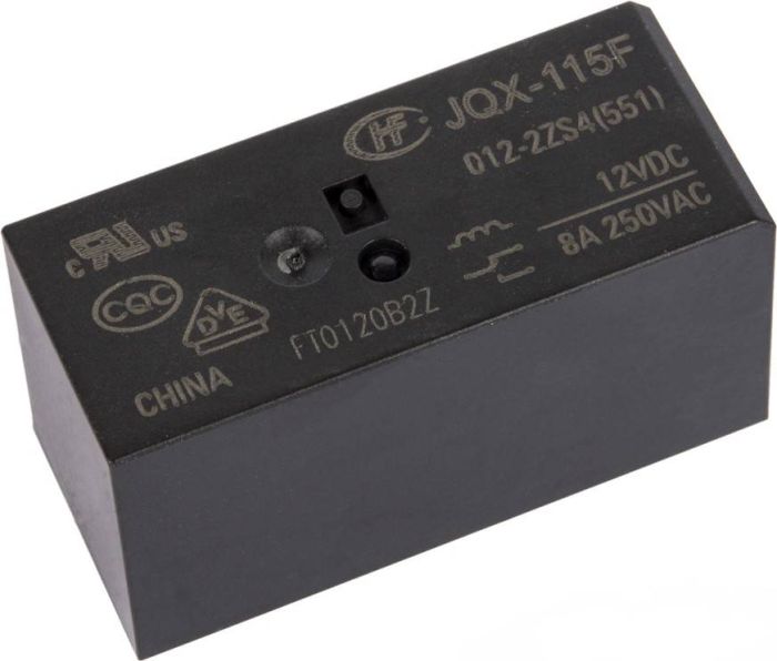 JQX-115F 012-2ZS4 12VDC 8A