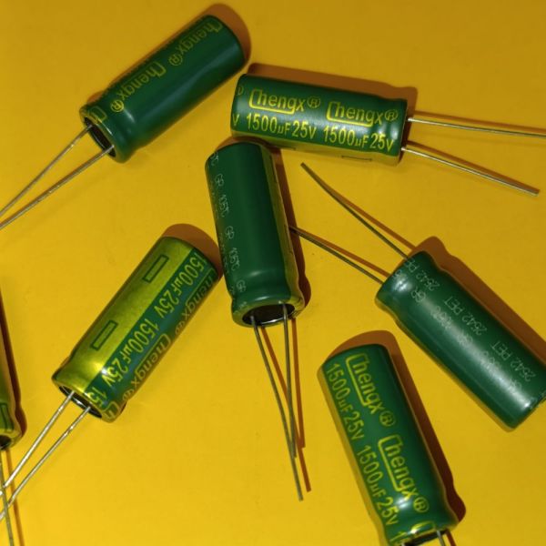 1500мкф 25в 105°C електроліт GR 10*25 ChengX