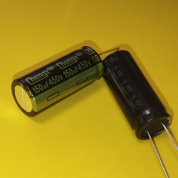 150mkF 450V 105°C електроліт GL 18*40 ChengX