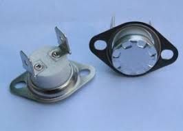 KSD301 16A 250В 145°C термостат (норм/замкн., вертикальний контакти, нерухомий фланець)