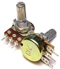 1кОм переменный резистор(моно) 3pin характеристика линейная