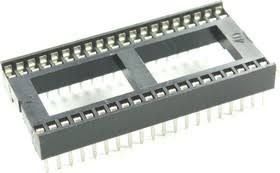 KLS1-216B-40-2 (ICSS-40) DIP крок 1.778мм (d=15.24mm) панелька 40 контактів KLS