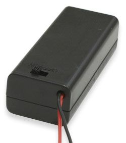 1AA-S, тримач для 1 батареї АА провід 15см. (кришка)