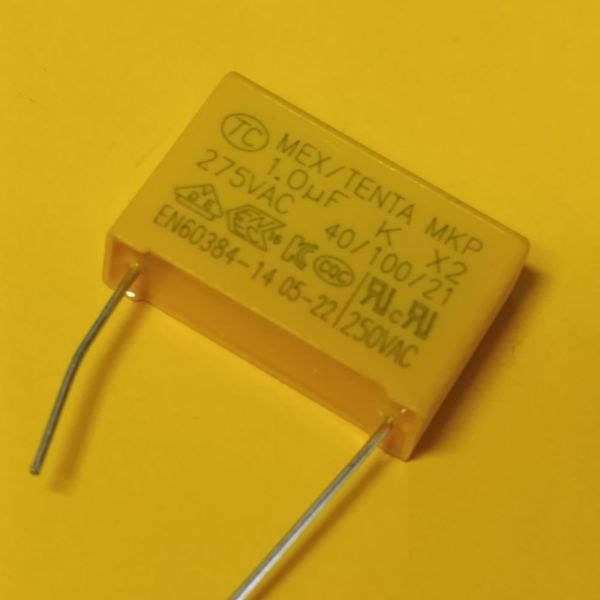 1мкф 275в Class X2 MKP поліпропіленовий помехоподавлюючий плівковий конденсатор