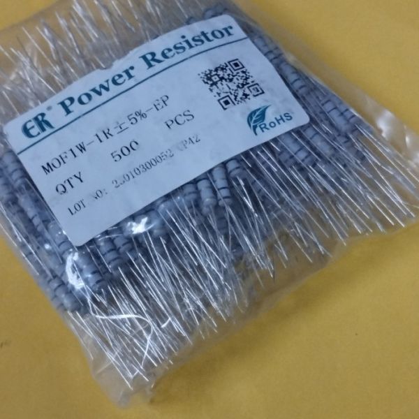 1,0ом MOF-1W 5% металооксидний резистор