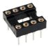 KLS1-217-08-Z-1 (SCSM-08) DIP шаг 2.54мм панелька цанговая узкая 8 контактов KLS