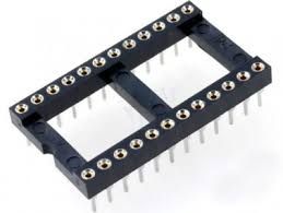 KLS1-217-24-Z-2 (SCLM-24) DIP крок 2.54мм панелька цангова широка 24 контакти KLS