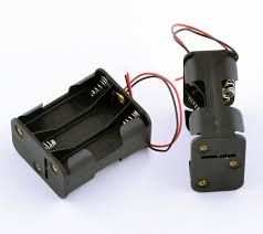 KLS5-814-B, тримач для 6 батарей АА провід 15см. (вертикаль)