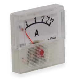 Амперметр стрілочний 20А без шунту розмір 40х40