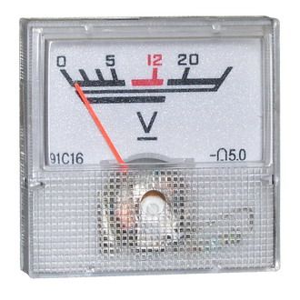 Вольтметр стрілочний 20В Розмір 40х40
