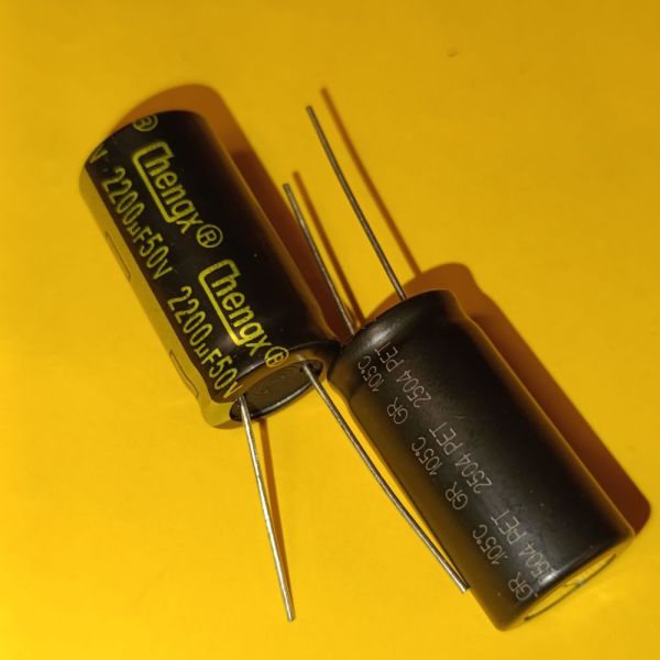 2200мкф 50в 105°C 16*30мм електроліт chengx GR