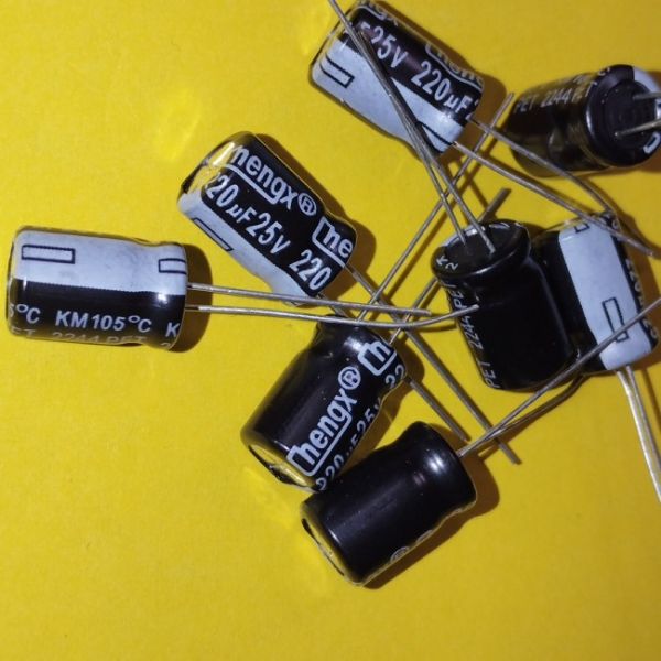 220mkf 25v електроліт ChengX KM 8*12