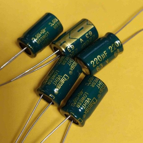 220mkf 63v (Низький імпеданс)  10*17 CHONGX